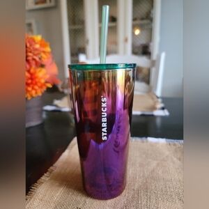 Starbucks glass gradient Purple Tumbler